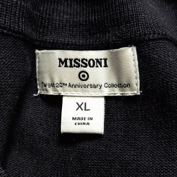 Missoni for Target Women’s Dress Chevron Knit Sleeveless Navy Multicolor Size XL - Picture 7 of 7